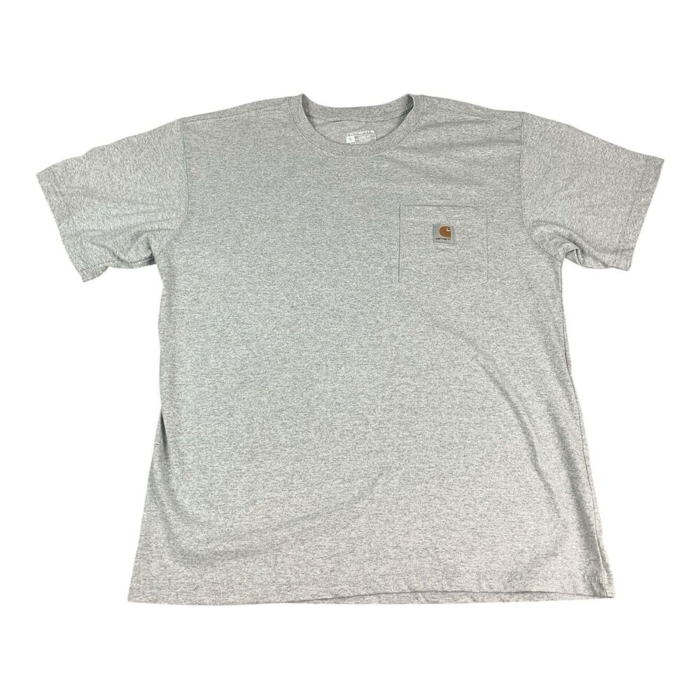 Carhartt K87 Workwear Pocket T-Shirt Men’s Size XL Gray Loose Fit Cotton